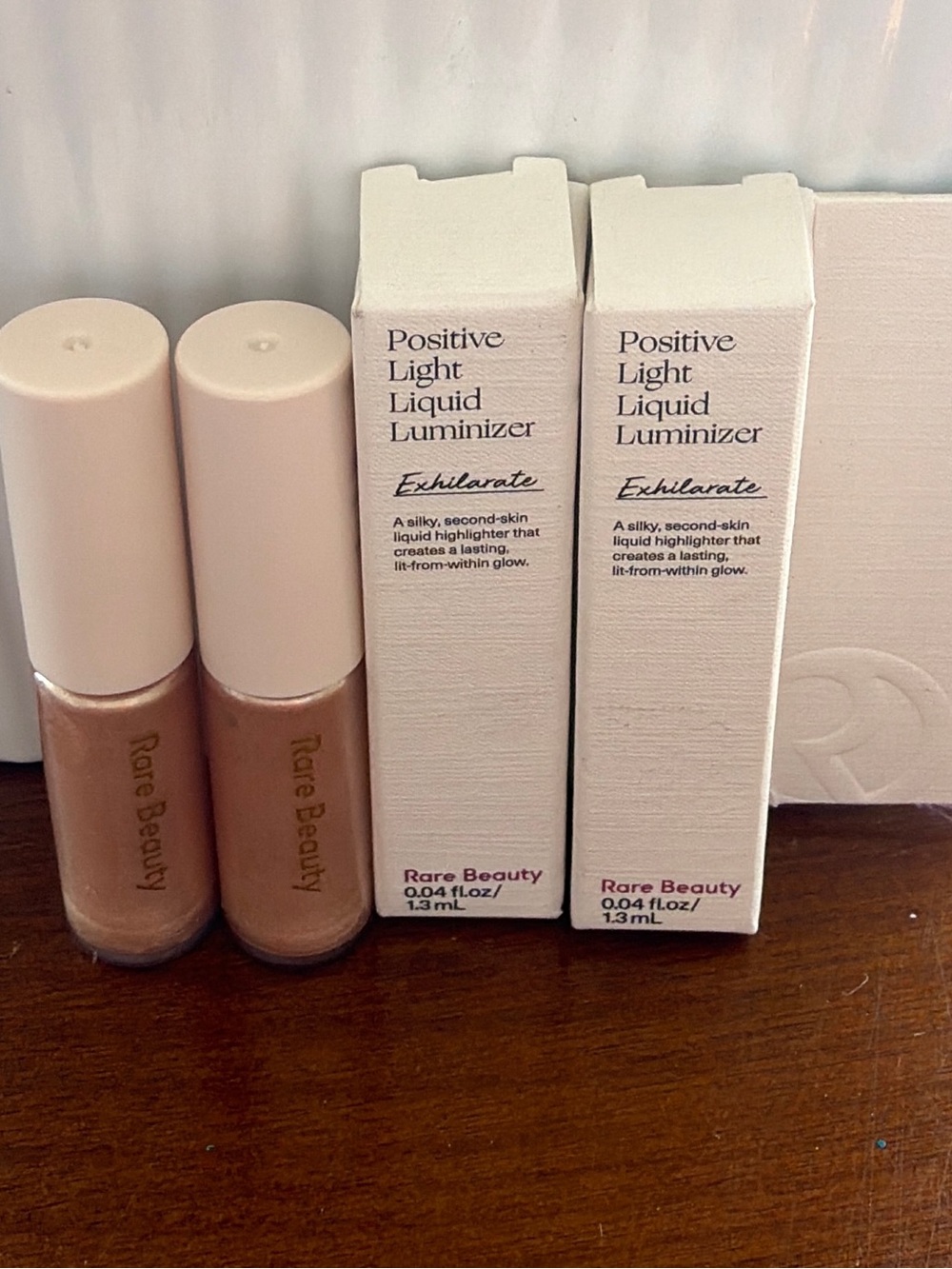 BUNDLE ,of 2 Rare Beauty Positive Light Liquid Luminizer in Champagne Nude
